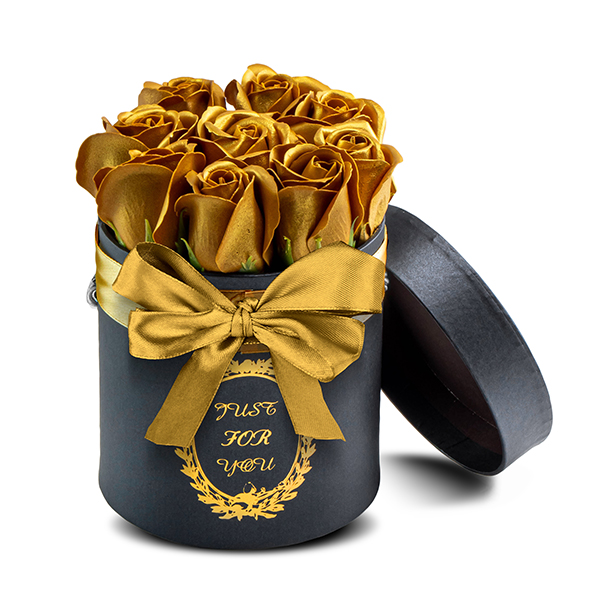 Flower Box - Gold Rose